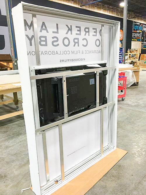 Integrated Technology Window Display in production