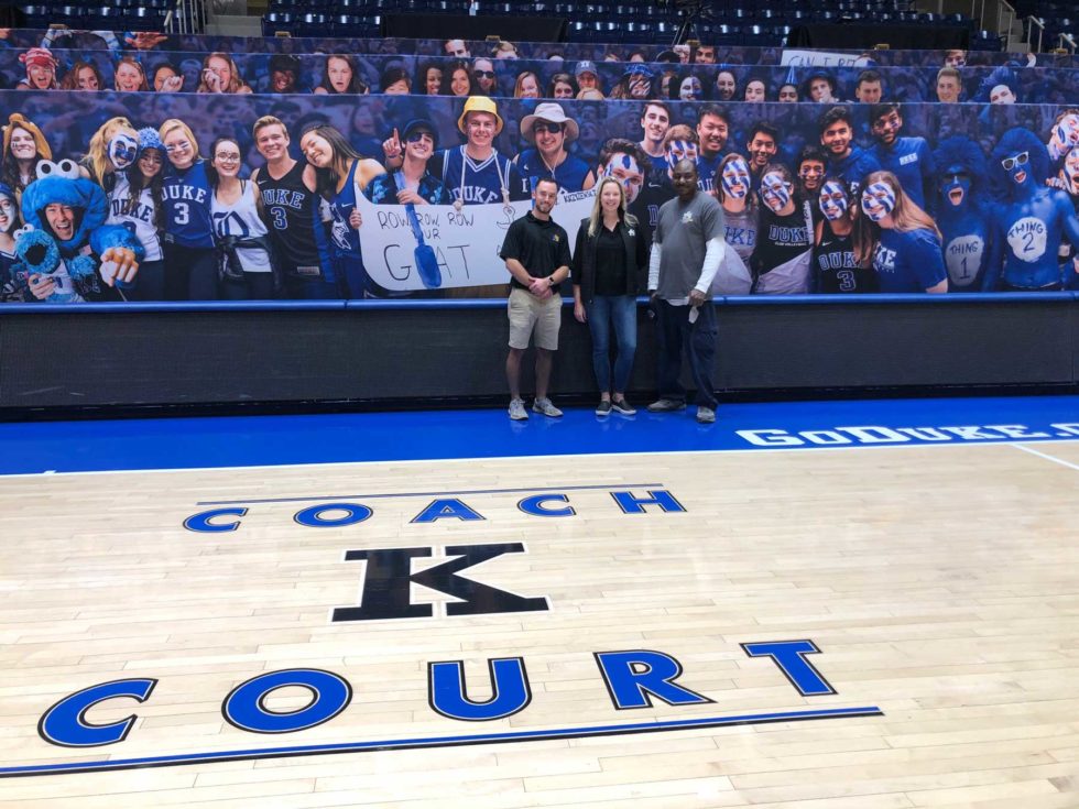 Duke Basketball Fans in the Stands SEG Systems