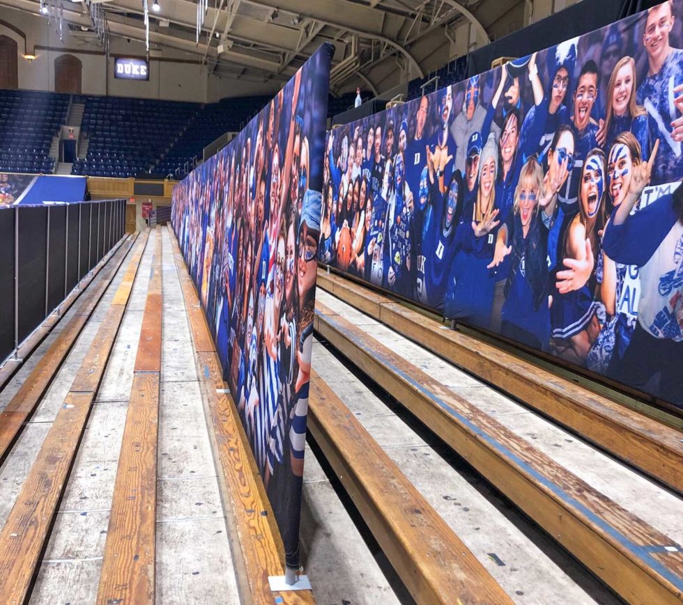 Duke Basketball Fans in the Stands SEG Systems