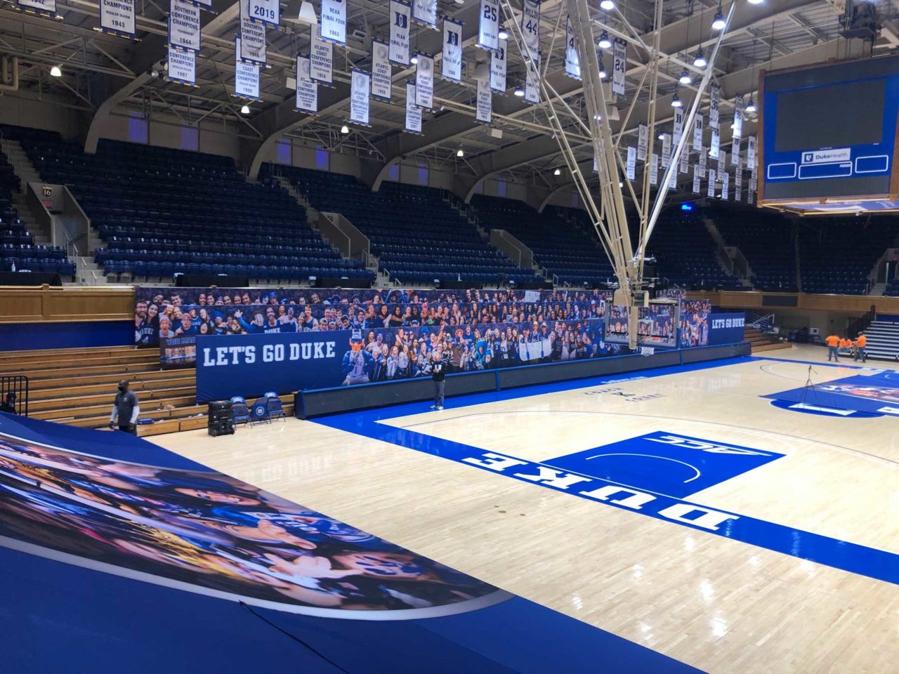Duke Basketball Fans in the Stands SEG Systems