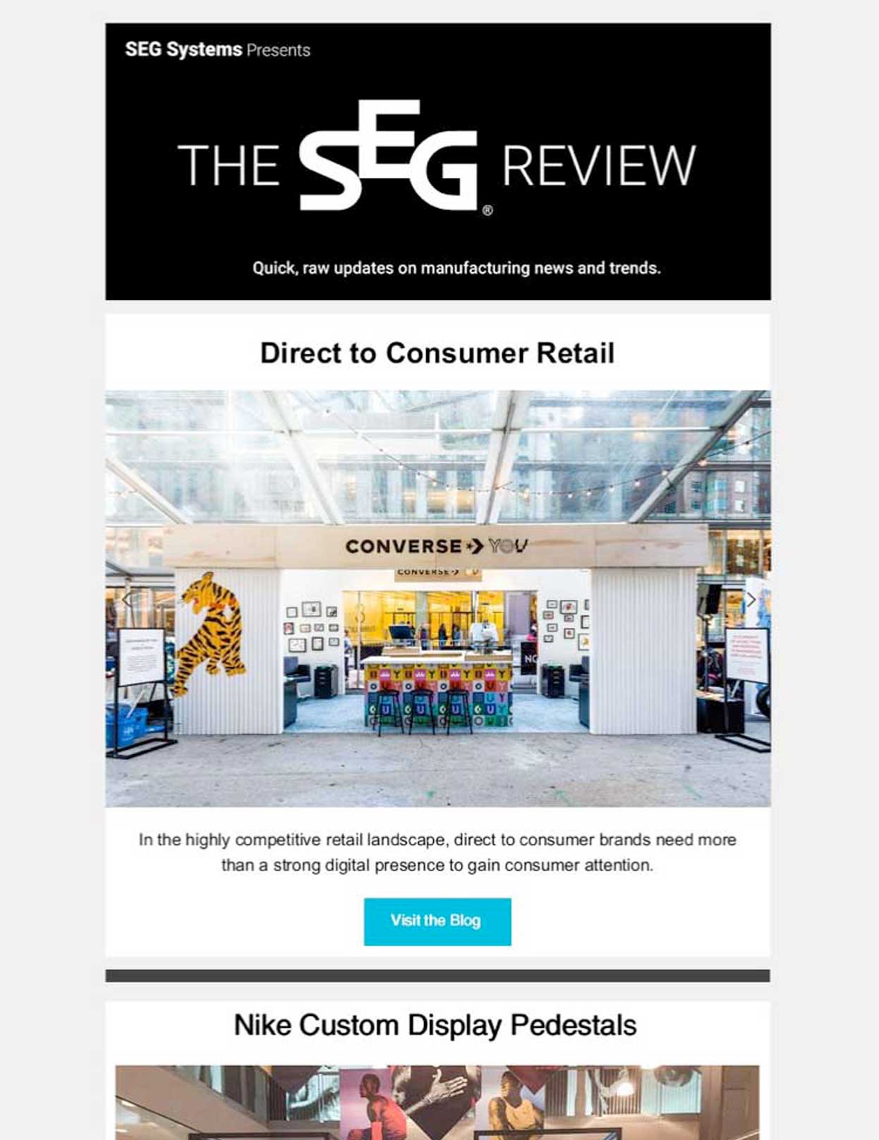 April SEG Review newsletter cover