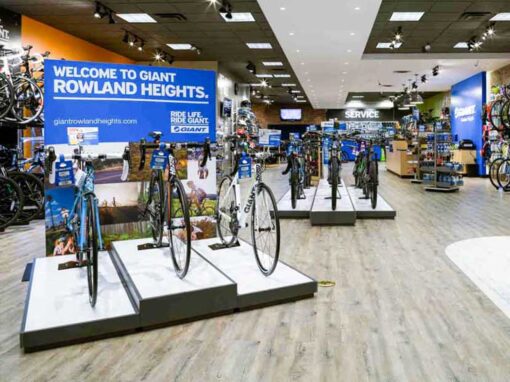 Bicycle Merchandise Display